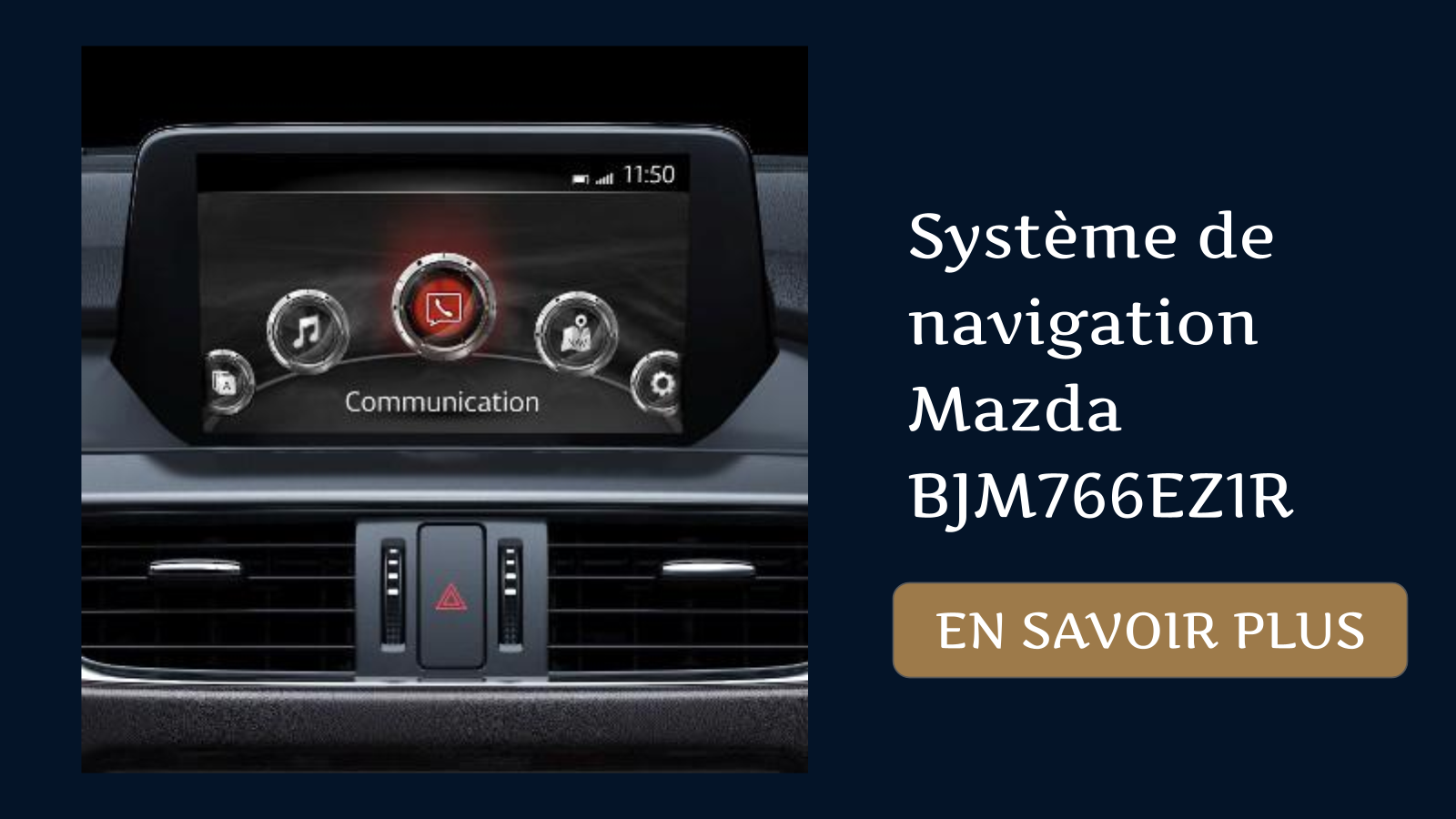 systeme de navigation - accessoires Mazda